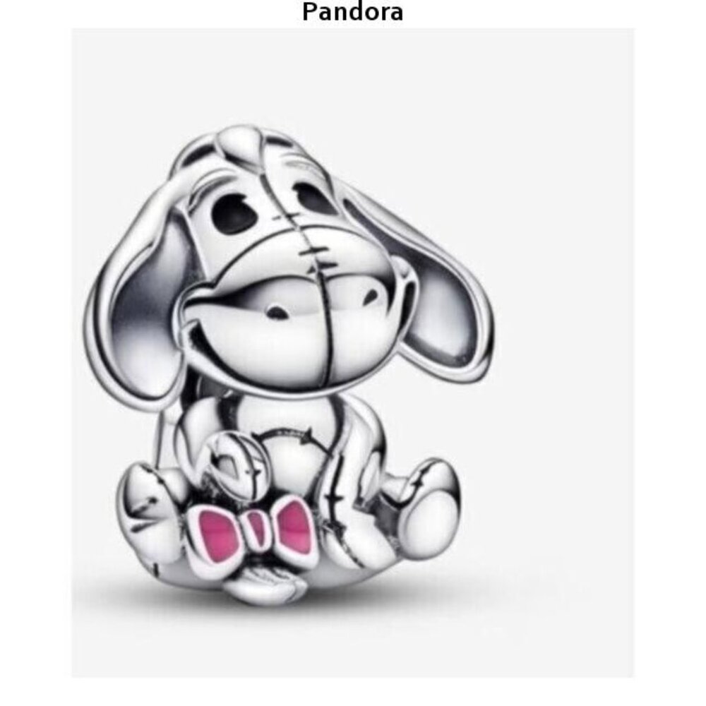 Disney Winnie the Pooh Eeyore Charm, Charms for Pandora Bracelet S925 Silver